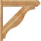 Ekena Millwork Funston Arts & Crafts Rough Sawn Outlooker, Western Red Cedar, 8"W x 40"D x 40"H OUT08X40X40FST03RWR - alternate 2